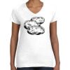 Women's Fine Jersey V-Neck Tee Women's Fine Jersey V-Neck Tee Thumbnail