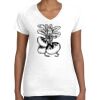 Women's Fine Jersey V-Neck Tee Women's Fine Jersey V-Neck Tee Thumbnail