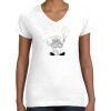 Women's Fine Jersey V-Neck Tee Women's Fine Jersey V-Neck Tee Thumbnail