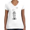 Women's Fine Jersey V-Neck Tee Women's Fine Jersey V-Neck Tee Thumbnail