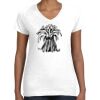 Women's Fine Jersey V-Neck Tee Women's Fine Jersey V-Neck Tee Thumbnail