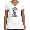 Women's Fine Jersey V-Neck Tee Women's Fine Jersey V-Neck Tee Thumbnail