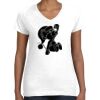Women's Fine Jersey V-Neck Tee Women's Fine Jersey V-Neck Tee Thumbnail