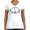 Women's Fine Jersey V-Neck Tee Women's Fine Jersey V-Neck Tee Thumbnail