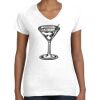 Women's Fine Jersey V-Neck Tee Women's Fine Jersey V-Neck Tee Thumbnail