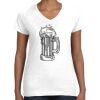 Women's Fine Jersey V-Neck Tee Women's Fine Jersey V-Neck Tee Thumbnail