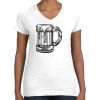 Women's Fine Jersey V-Neck Tee Women's Fine Jersey V-Neck Tee Thumbnail
