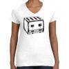 Women's Fine Jersey V-Neck Tee Women's Fine Jersey V-Neck Tee Thumbnail