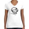 Women's Fine Jersey V-Neck Tee Women's Fine Jersey V-Neck Tee Thumbnail