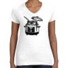 Women's Fine Jersey V-Neck Tee Women's Fine Jersey V-Neck Tee Thumbnail
