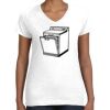 Women's Fine Jersey V-Neck Tee Women's Fine Jersey V-Neck Tee Thumbnail