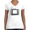 Women's Fine Jersey V-Neck Tee Women's Fine Jersey V-Neck Tee Thumbnail