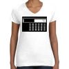 Women's Fine Jersey V-Neck Tee Women's Fine Jersey V-Neck Tee Thumbnail
