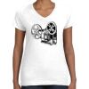 Women's Fine Jersey V-Neck Tee Women's Fine Jersey V-Neck Tee Thumbnail