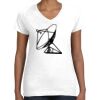 Women's Fine Jersey V-Neck Tee Women's Fine Jersey V-Neck Tee Thumbnail