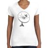 Women's Fine Jersey V-Neck Tee Women's Fine Jersey V-Neck Tee Thumbnail