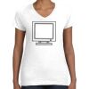 Women's Fine Jersey V-Neck Tee Women's Fine Jersey V-Neck Tee Thumbnail