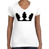 Women's Fine Jersey V-Neck Tee Women's Fine Jersey V-Neck Tee Thumbnail