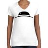 Women's Fine Jersey V-Neck Tee Women's Fine Jersey V-Neck Tee Thumbnail