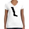 Women's Fine Jersey V-Neck Tee Women's Fine Jersey V-Neck Tee Thumbnail