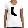 Women's Fine Jersey V-Neck Tee Women's Fine Jersey V-Neck Tee Thumbnail