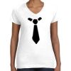 Women's Fine Jersey V-Neck Tee Women's Fine Jersey V-Neck Tee Thumbnail