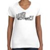 Women's Fine Jersey V-Neck Tee Women's Fine Jersey V-Neck Tee Thumbnail