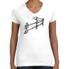 Women's Fine Jersey V-Neck Tee Women's Fine Jersey V-Neck Tee Thumbnail