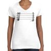 Women's Fine Jersey V-Neck Tee Women's Fine Jersey V-Neck Tee Thumbnail