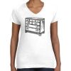 Women's Fine Jersey V-Neck Tee Women's Fine Jersey V-Neck Tee Thumbnail