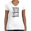 Women's Fine Jersey V-Neck Tee Women's Fine Jersey V-Neck Tee Thumbnail