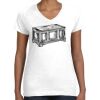 Women's Fine Jersey V-Neck Tee Women's Fine Jersey V-Neck Tee Thumbnail