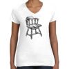 Women's Fine Jersey V-Neck Tee Women's Fine Jersey V-Neck Tee Thumbnail
