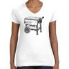 Women's Fine Jersey V-Neck Tee Women's Fine Jersey V-Neck Tee Thumbnail