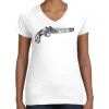 Women's Fine Jersey V-Neck Tee Women's Fine Jersey V-Neck Tee Thumbnail