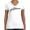 Women's Fine Jersey V-Neck Tee Women's Fine Jersey V-Neck Tee Thumbnail