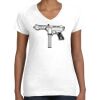Women's Fine Jersey V-Neck Tee Women's Fine Jersey V-Neck Tee Thumbnail