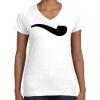 Women's Fine Jersey V-Neck Tee Women's Fine Jersey V-Neck Tee Thumbnail