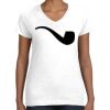 Women's Fine Jersey V-Neck Tee Women's Fine Jersey V-Neck Tee Thumbnail