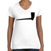 Women's Fine Jersey V-Neck Tee Women's Fine Jersey V-Neck Tee Thumbnail