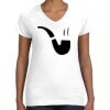 Women's Fine Jersey V-Neck Tee Women's Fine Jersey V-Neck Tee Thumbnail