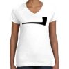 Women's Fine Jersey V-Neck Tee Women's Fine Jersey V-Neck Tee Thumbnail