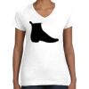 Women's Fine Jersey V-Neck Tee Women's Fine Jersey V-Neck Tee Thumbnail