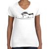 Women's Fine Jersey V-Neck Tee Women's Fine Jersey V-Neck Tee Thumbnail