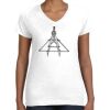 Women's Fine Jersey V-Neck Tee Women's Fine Jersey V-Neck Tee Thumbnail