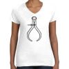 Women's Fine Jersey V-Neck Tee Women's Fine Jersey V-Neck Tee Thumbnail