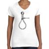 Women's Fine Jersey V-Neck Tee Women's Fine Jersey V-Neck Tee Thumbnail