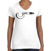 Women's Fine Jersey V-Neck Tee Women's Fine Jersey V-Neck Tee Thumbnail