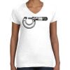 Women's Fine Jersey V-Neck Tee Women's Fine Jersey V-Neck Tee Thumbnail