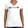 Women's Fine Jersey V-Neck Tee Women's Fine Jersey V-Neck Tee Thumbnail